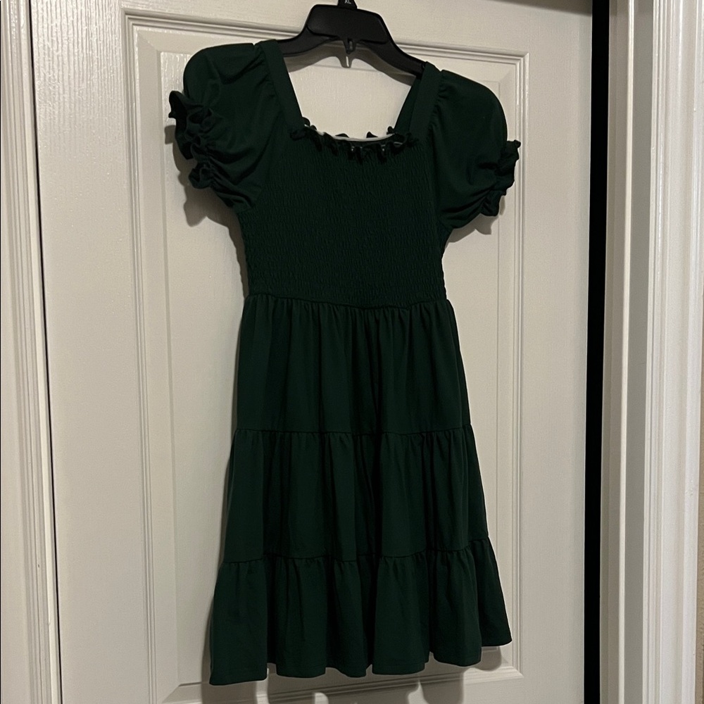 Green SS Dress